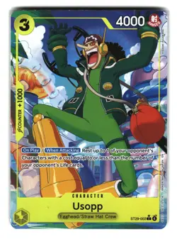 Usopp C Starter Deck 29: Egghead ST29-002 NM Holo - Image 1