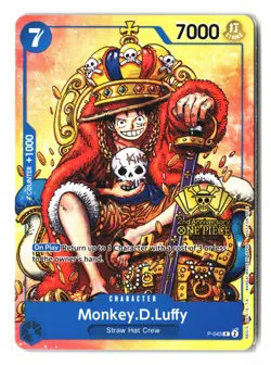 One Piece Monkey D. Lufy P-043 - Image 1