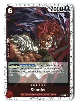 Shanks P-083 Promo English One Piece TCG Foil - Image 1