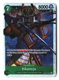 Kikunojo EB04-012 The Azure Sea's Seven One Piece CCG Foil - Image 1