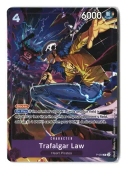 Trafalgar Law (Illustration Box Vol.6) P-093 One Piece Promotion Cards Foil - Image 1