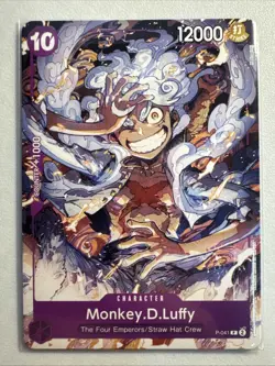 Monkey.D.Luffy P-041 One Piece Purple Promo (041) - Image 1