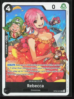 Rebecca Awakening of the New Era #OP05-091 Super Rare - Image 1