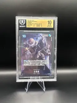FIVE ELDERS 2025 JAPANESE ONE PIECE HIS WILL ALT ART #OP13-082 BGS 10 Pristine - Image 1