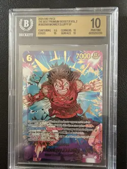2025 One Piece Monkey.D.Luffy Eb02-061 (SP) The Best- Vol. 2 BGS 10 PRISTINE - Image 1