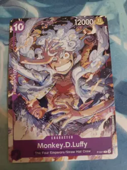 2024 One Piece TCG GEAR 5 Monkey D Luffy PROMO #P-041 [NM/M] - Image 1