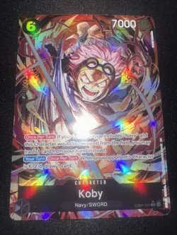 One Piece Koby EB04-044 Alt Parallel Foil English OP15 SR Alternate Art - Image 1