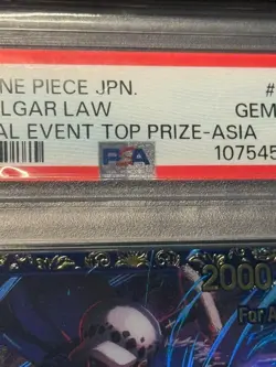2025 ONE PIECE JAPANESE PROMOS | OFFICIAL EVENT TOP PRIZE #069 TRAFALGAR LAW - Image 3