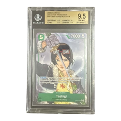 2025 ONE PIECE LEG. OF THE MASTER TASHIGI #031 ALTERNATE ART RARE BGS 9.5 GEM - Image 1