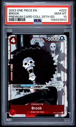 PSA 10 - Brook OP01-022 - One Piece Premium Card Collection 25th Anniversary - Image 1