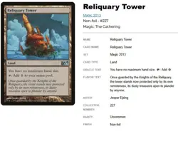 Reliquary Tower - Core Set M13 - **Quantity x3** Free Bonus Card Included!! - Image 1