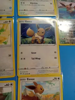 Pokemon TCG Eevee Lot of 10 Cards - Includes 1 Reverse Holo, NM Condition! - Image 4
