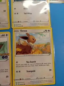 Pokemon TCG Eevee Lot of 10 Cards - Includes 1 Reverse Holo, NM Condition! - Image 5
