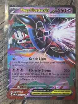 Mega Floette ex 035 Pokemon Mega Evolution Chaos Rising Double Rare Card NM+ (a) - Image 1