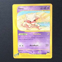 Abra 46/144 - NM – Skyridge – Vintage Pokemon Card – WOTC e-Reader Series - Image 3