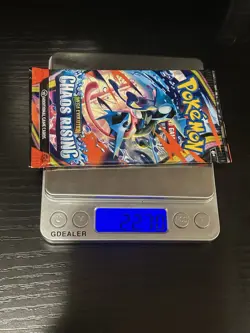 VERY HEAVY 22.7 Chaos Rising Booster Pack Sealed Pokemon TCG - Image 1