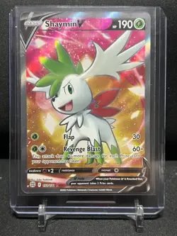 Shaymin V 152/172 Full Art Ultra Rare Holo 2022 Pokemon Brilliant Stars - Image 1