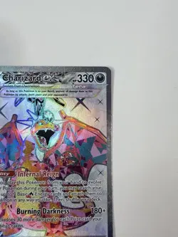 Charizard EX 215/197 OBF Obsidian Flames Ultra Rare Full Art NM Pokemon - Image 5