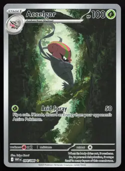 Accelgor 094/086 Holo Illustration Rare White Flare Pokemon Holo Near Mint - Image 1