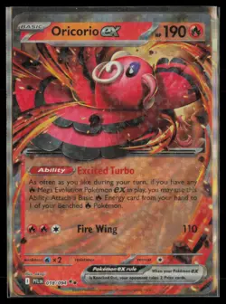 ORICORIO EX 018/094 DOUBLE RARE PHANTASMAL FLAMES POKEMON HOLO NM - Image 1