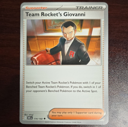 Team Rocket's Giovanni Pokemon TCG SV10 Destined Rivals 174/182 Uncommon - Image 1