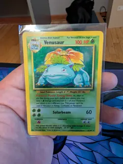Pokemon TCG Venusaur Base Set Holo Rare 15/102 1999-2000 WOTC English - Image 3