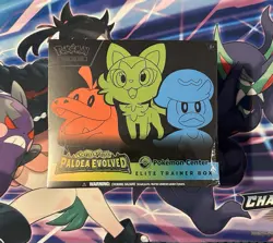 Pokemon Scarlet & Violet Paldea Evolved POKEMON CENTER Elite Trainer Box SEALED - Image 1