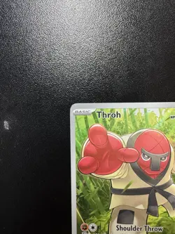 Pokemon Throh 128/086 Black Bolt Illustration Rare Holo NM - Image 3