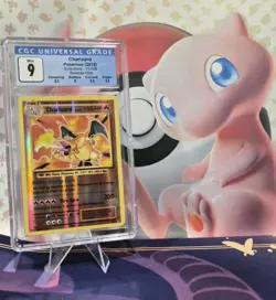 CHARIZARD 11/108 REVERSE HOLO 2016 POKEMON EVOLUTIONS CGC 9 - Image 1