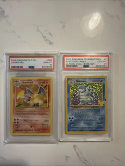 2023 Pokemon CLC EN #003 Charizard + PSA 10 Blastoise 2/102 Celebrations PSA10💎 - Image 1