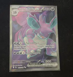 Pokemon TCG Team Rocket's Nidoking ex 216/182 Holo Ultra Rare English 330 HP - Image 1