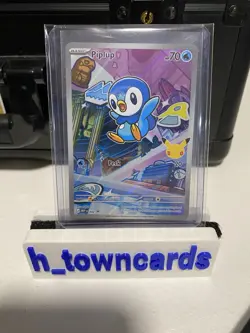 Piplup 042 First Partners Illustration Rare Black Star Promo Pokemon TCG MINT - Image 1