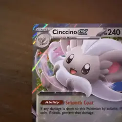 2026 Pokemon Mega Evolution Chaos Rising Cinccino ex Double Rare #073/086 - Image 5