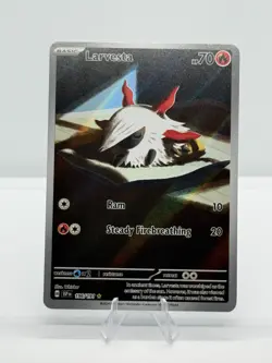 Pokemon TCG - Larvesta - Surging Sparks - 196/191 - Illustration Rare - Image 1