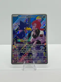 Pokemon TCG Team Rockets Murkrow - Destined Rivals - 200/182 - Illustration Rare - Image 1