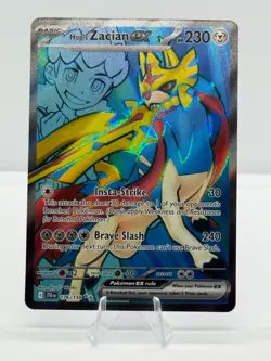 Pokemon TCG Hop's Zacian ex - 176/159 - SV09: Journey Together - Ultra Rare - Image 1