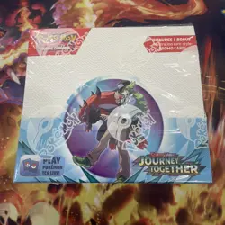 Pokemon TCG: Journey Together ENHANCED Factory Sealed Booster Box + Topper - Image 1