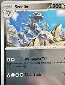 Pokemon TCG - Steelix 93/132 - Mega Evolutions - RARE - 2025 English - Image 5