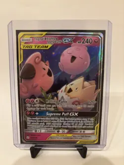 Togepi & Cleffa & Igglybuff GX 143/236 Tag Team Cosmic Eclipse English NM - Image 1