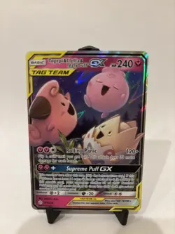 Togepi & Cleffa & Igglybuff GX 143/236 Tag Team Cosmic Eclipse English NM - Image 2