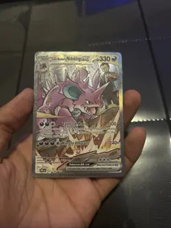 Pokemon TCG Team Rockets Nidoking EX 233/182 Destined Rivals - Image 1