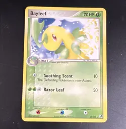 NM Pokemon TCG Bayleef 35/115 Unseen Forces Regular Uncommon 2005 Vintage - Image 1