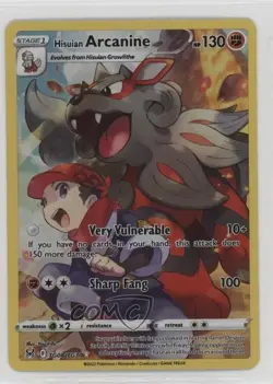 Full Art - Hisuian Arcanine Pokemon Sword & Shield Lost Origin Trainer Gallery - Image 1