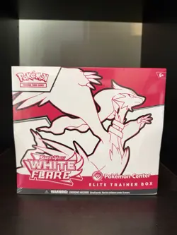 Pokemon White Flare Pokemon Center PC ETB Elite Trainer Box SEALED NEW - Image 1