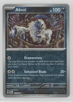 Absol Reverse Foil Pokemon Scarlet & Violet Paradox Rift PAR #113 - Image 1