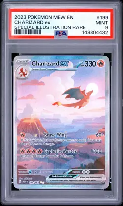 2023 Pokemon SV 151 Charizard ex Special Illustration Rare #199/165 PSA 9 - Image 1