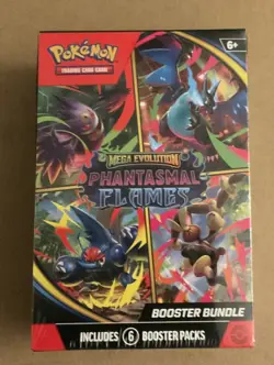 🔥 Phantasmal Flames Booster Bundle Sealed - Pokemon TCG - Image 1