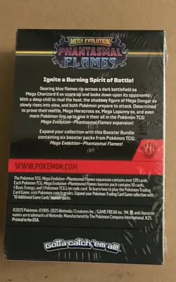🔥 Phantasmal Flames Booster Bundle Sealed - Pokemon TCG - Image 2