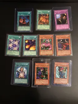 YuGiOh Random Trap and Magic Card Lot (10 Cards) - Image 1