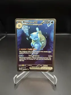 Pokemon Scarlet & Violet 151 Blastoise EX 200/165 SIR Special Illustration - Image 1
